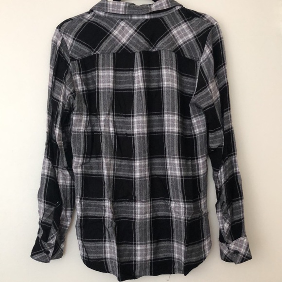 Plaid Rails Blouse - Picture 5 of 5